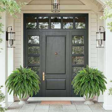 Buy Dkaltm 49 Inch Artificial Boston Fern for Home Decor