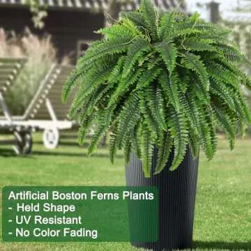 Buy Dkaltm 49 Inch Artificial Boston Fern for Home Decor
