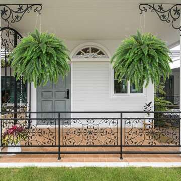 Buy Dkaltm 49 Inch Artificial Boston Fern for Home Decor