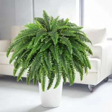 Buy Dkaltm 49 Inch Artificial Boston Fern for Home Decor