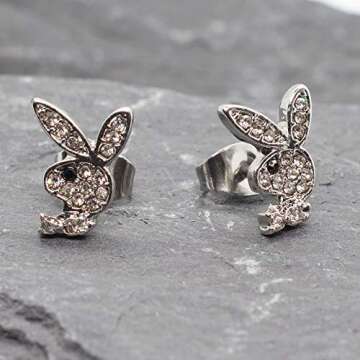 Playboy 316L 20G Surgical Steel Bunny Earring Studs