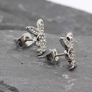 Playboy 316L 20G Surgical Steel Bunny Earring Studs