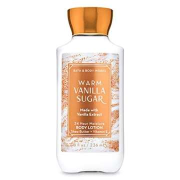 Luxurious Bath & Body Works Shea and Vitamin E Body Lotion - Warm Vanilla Sugar, 8 Ounce