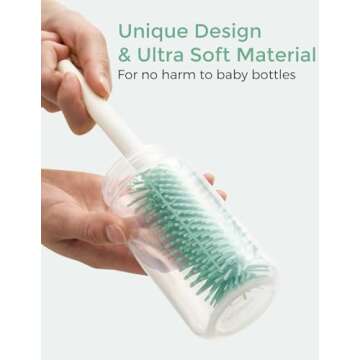 Momcozy Bottle Brush Set - 7 in 1 Cleaning Kit for Babies