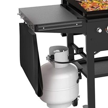 WADEO 36" Silicone Griddle Mat for Blackstone, Blackstone Griddle Accessories, Heavy Duty Food Grade Silicone Grill Mat, All Season BBQ Grill Mat for Blackstone Protector Outdoor (36 Inch - Black)