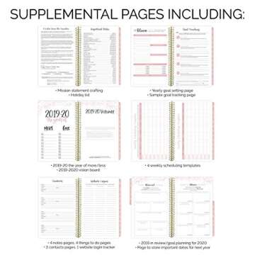 bloom daily planners 2019-2020 Academic Year Day Planner Calendar- Passion/Goal Organizer - Weekly/Monthly Dated Agenda Book - (August 2019 - July 2020) - 6 x 8.25 - Writefully His