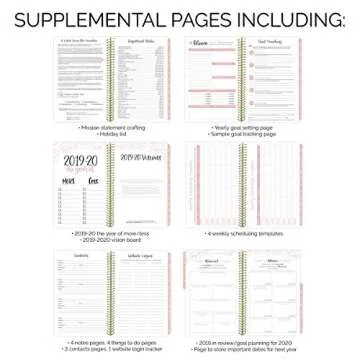 bloom daily planners 2019-2020 Academic Year Day Planner Calendar- Passion/Goal Organizer - Weekly/Monthly Dated Agenda Book - (August 2019 - July 2020) - 6 x 8.25 - Writefully His