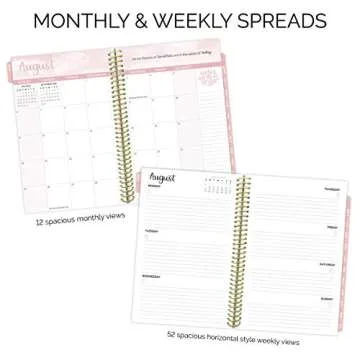 bloom daily planners 2019-2020 Academic Year Day Planner Calendar- Passion/Goal Organizer - Weekly/Monthly Dated Agenda Book - (August 2019 - July 2020) - 6 x 8.25 - Writefully His