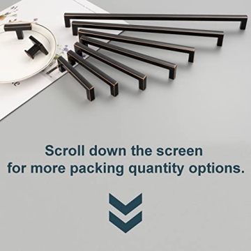 KOOFIZO Bronze Kitchen Cabinet Handles 10 Pack 5 Inch Pulls