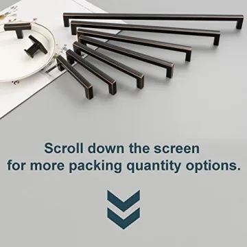 KOOFIZO Bronze Kitchen Cabinet Handles 10 Pack 5 Inch Pulls