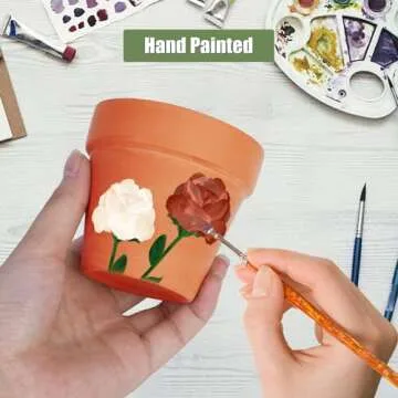 KOAMLY Mini Terracotta Pots Set - Perfect for Gardening Gifts