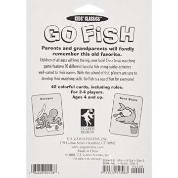Go Fish Matching Game - Quirky Fish Fun for All Ages