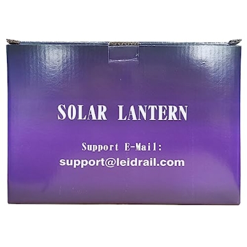 LeiDrail Solar Lanterns for Beautiful Garden Illumination