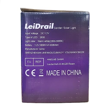 LeiDrail Solar Lanterns for Beautiful Garden Illumination