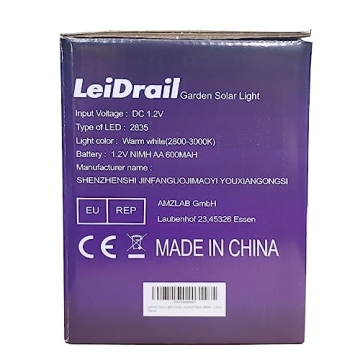 LeiDrail Solar Lanterns for Beautiful Garden Illumination