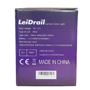 LeiDrail Solar Lanterns for Beautiful Garden Illumination