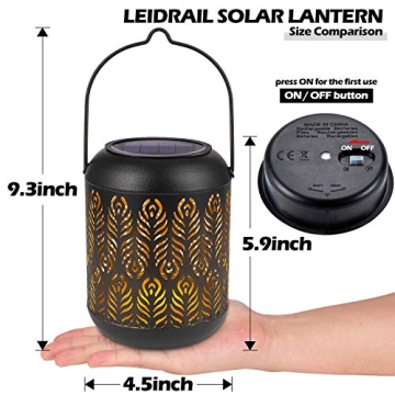 LeiDrail Solar Lanterns for Beautiful Garden Illumination