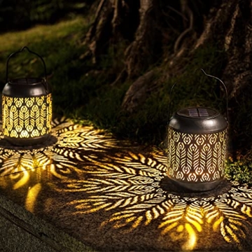 LeiDrail Solar Lanterns for Beautiful Garden Illumination