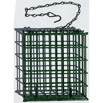 C&S Wild Bird EZ Fill Suet Basket, Green