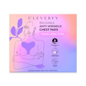Cleverfy Silicone Chest Wrinkle Pads Reduce Decollete Lines
