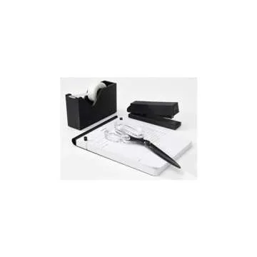 RUSSELL+HAZEL Drafters Tablet Notepad, Noire, Office Supplies, 6.375” x 8.875", 100 Sheets, White (40441)