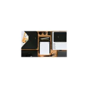 RUSSELL+HAZEL Drafters Tablet Notepad, Noire, Office Supplies, 6.375” x 8.875", 100 Sheets, White (40441)