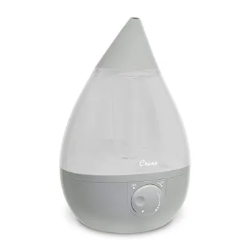 Crane Ultrasonic Cool Mist Humidifier for Bedroom, Baby Nursery, and Office