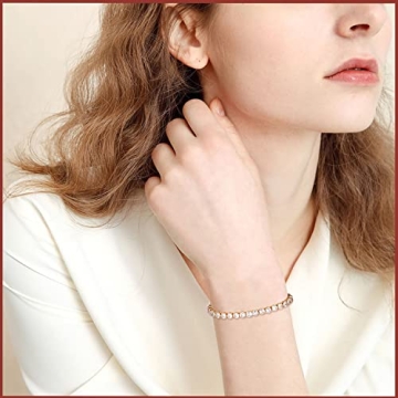 Jewlpire Gold Bracelet for Women - Adjustable 18K Jewelry