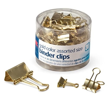 Officemate OIC Assorted Binder Clips for All Uses