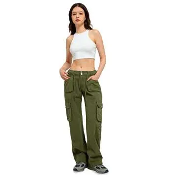 Stylish Cargo Pants with 7 Pockets for Women Outdoors
