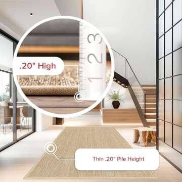 nuLOOM Elijah Seagrass Area Rug for Home Decor