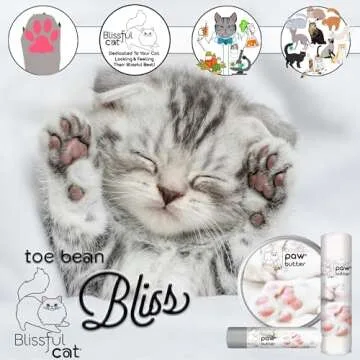 Blissful Cat Paw Butter for Dry Paw Pads, Lick-Safe Balm