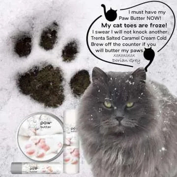 Blissful Cat Paw Butter for Dry Paw Pads, Lick-Safe Balm