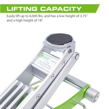 ARCAN 3-Ton Aluminum Floor Jack for Easy Car Repairs