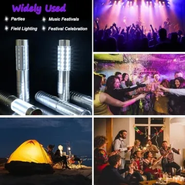 VYAOMLI LED Strobe Baton Lights - 2 Pack