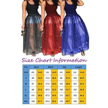 HOTGIRL Women's Maxi Dress Sheer Beach Cover Up Plus Size Casual Summer See Through Dresses for Women Sexy Clubwear Mesh Black XL