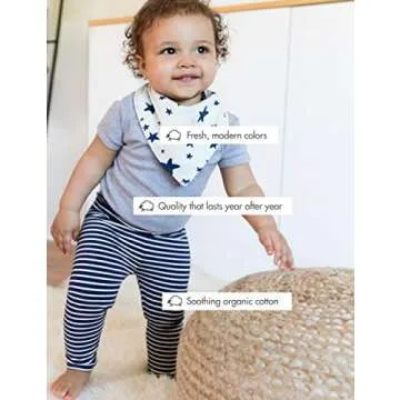 Organic Footless Baby Pajamas - Moon and Back, Light Pink Stripe