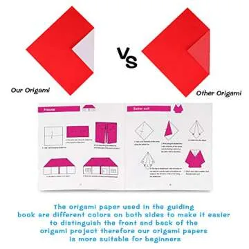 Yibeishu Origami Kit with 120 Sheets and Projects for All Ages