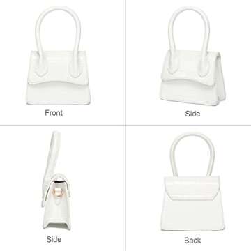 Trendy CATMICOO Mini Purse for Women - Chic Croc Design