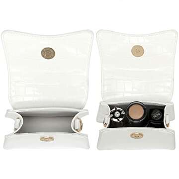 Trendy CATMICOO Mini Purse for Women - Chic Croc Design