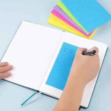 Bright Lined Sticky Notes for Effective Organization and Note-taking