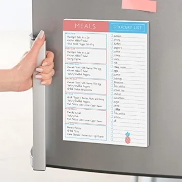 Sweetzer & Orange Meal Planner Magnetic Pad for Easy Meal Prep