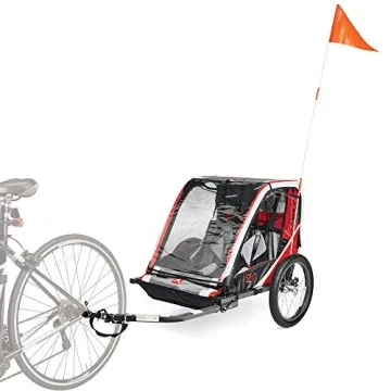 Allen Sports Deluxe Steel Child Bike Trailer - Safe & Comfortable Rides