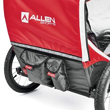 Allen Sports Deluxe Steel Child Bike Trailer Safe Rides