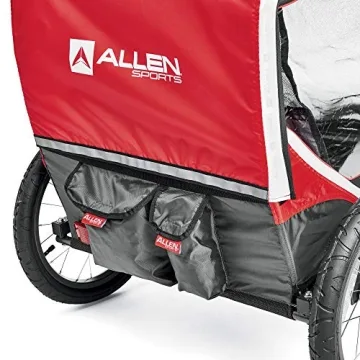 Allen Sports Deluxe Steel Child Bike Trailer Safe Rides