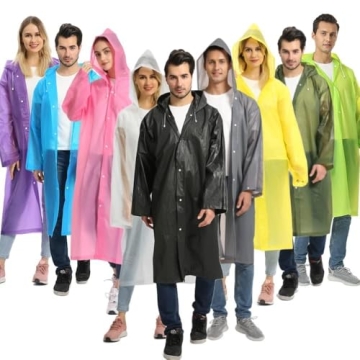 Portable EVA Raincoats for Adults Waterproof Lightweight