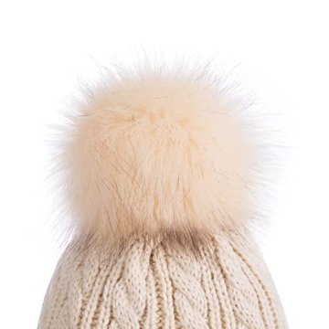 Kids Winter Beanie Hat - Warm Fleece Knit Cap