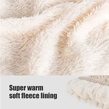 Kids Winter Beanie Hat - Warm Fleece Knit Cap