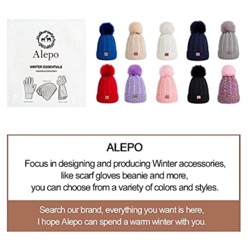 Kids Winter Beanie Hat - Warm Fleece Knit Cap