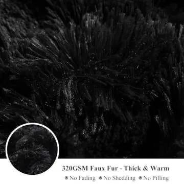 XeGe Plush Shaggy Duvet Cover Set for Ultimate Comfort